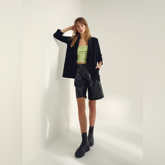 Aritzia Wilfred Chevalier Blazer Jacket Black 0 XS XXS - Picture 3 of 12